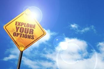 explore your options sign