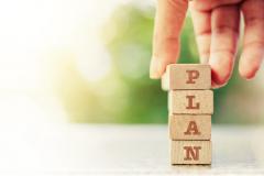 wooden blocks 'plan'